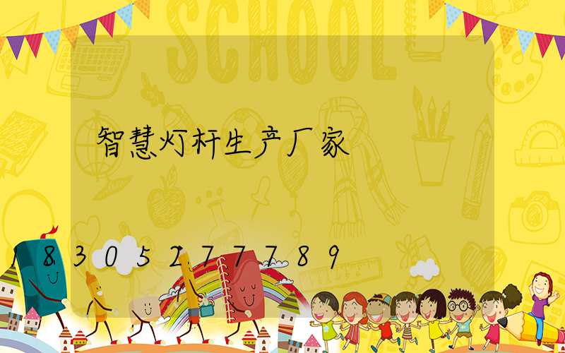 智慧灯杆生产厂家