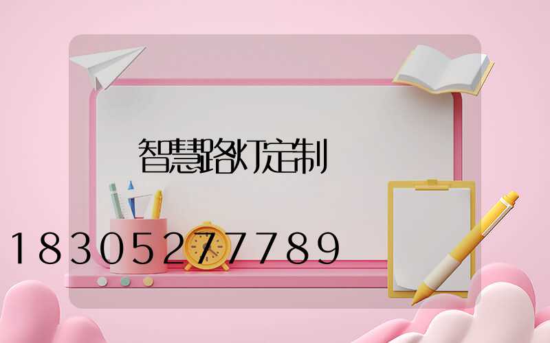 智慧路灯定制