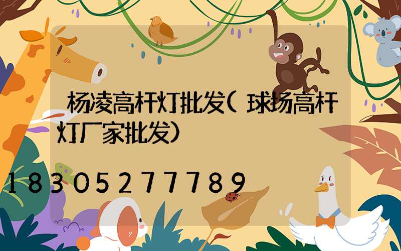 杨凌高杆灯批发(球场高杆灯厂家批发)