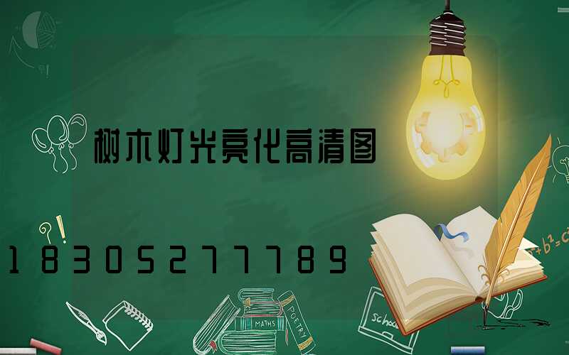 树木灯光亮化高清图