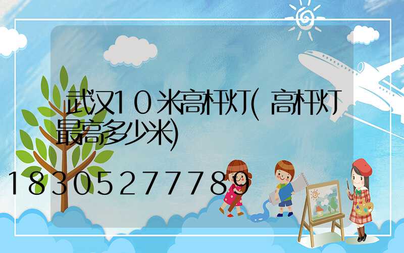 武汉10米高杆灯(高杆灯最高多少米)