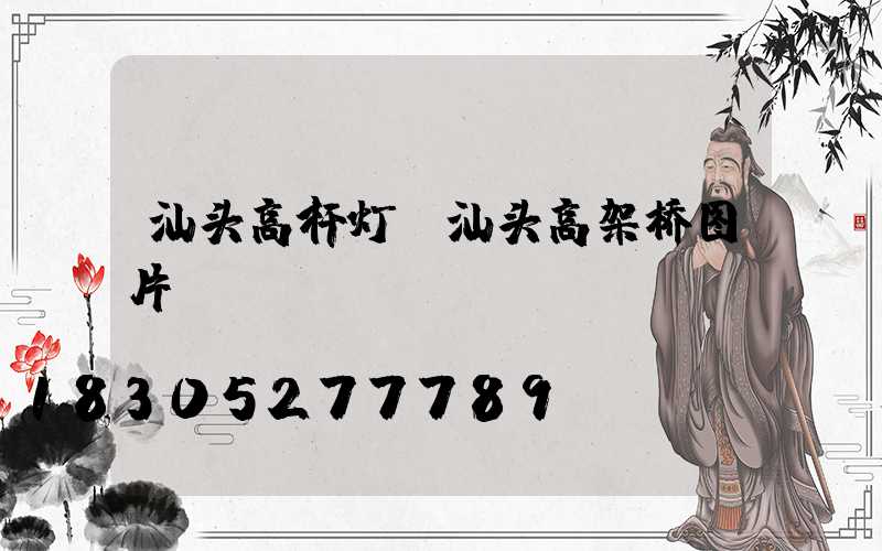 汕头高杆灯(汕头高架桥图片)
