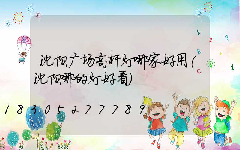 沈阳广场高杆灯哪家好用(沈阳哪的灯好看)