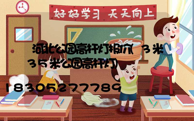 河北公园高杆灯报价(3米35米公园高杆灯)