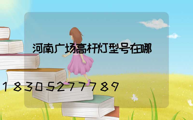 河南广场高杆灯型号在哪