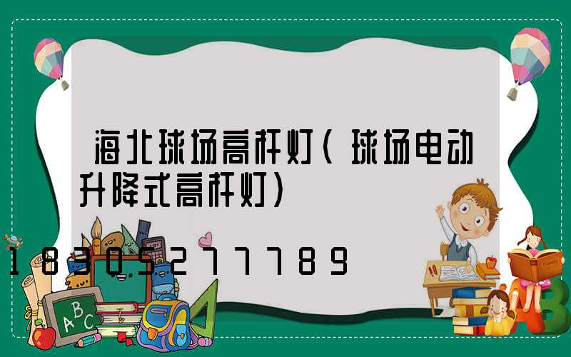 海北球场高杆灯(球场电动升降式高杆灯)