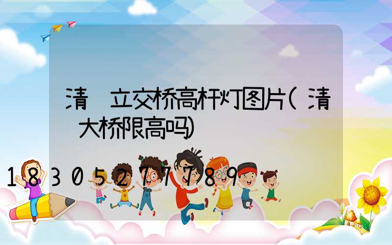 清远立交桥高杆灯图片(清远大桥限高吗)