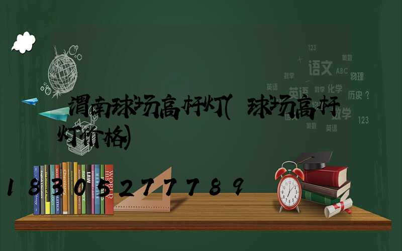 渭南球场高杆灯(球场高杆灯价格)