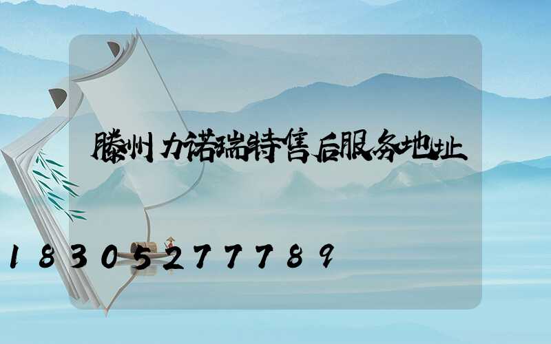 滕州力诺瑞特售后服务地址