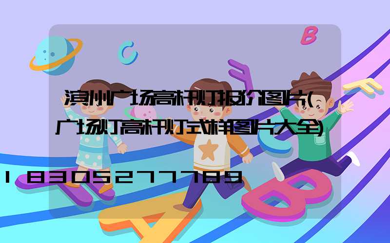 滨州广场高杆灯报价图片(广场灯高杆灯式样图片大全)