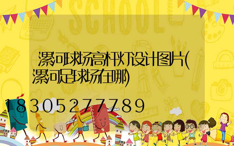 漯河球场高杆灯设计图片(漯河足球场在哪)