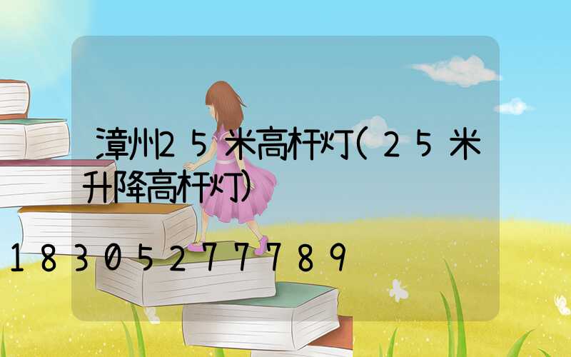漳州25米高杆灯(25米升降高杆灯)