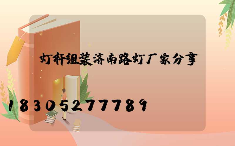 灯杆组装济南路灯厂家分享
