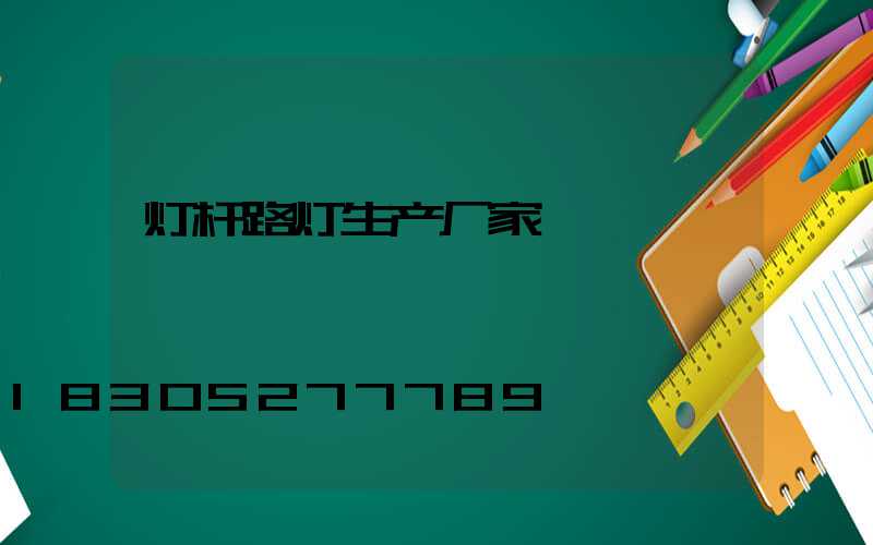 灯杆路灯生产厂家