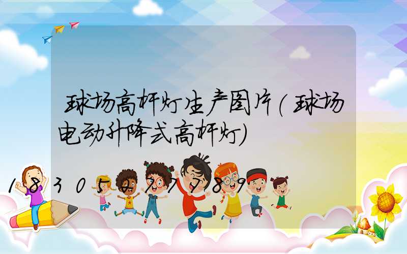 球场高杆灯生产图片(球场电动升降式高杆灯)
