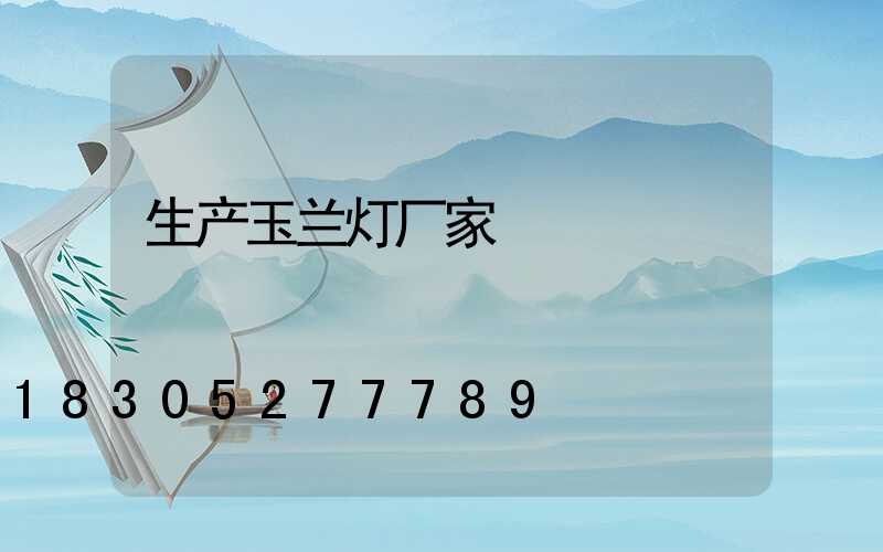 生产玉兰灯厂家
