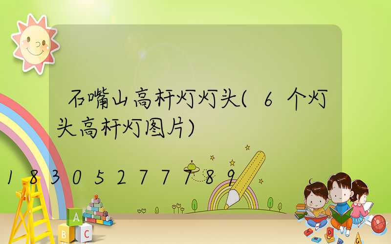 石嘴山高杆灯灯头(6个灯头高杆灯图片)