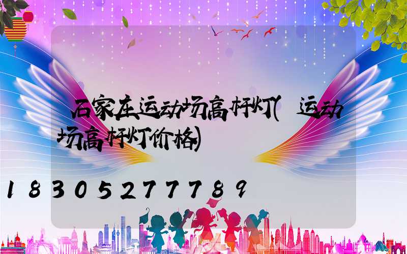 石家庄运动场高杆灯(运动场高杆灯价格)