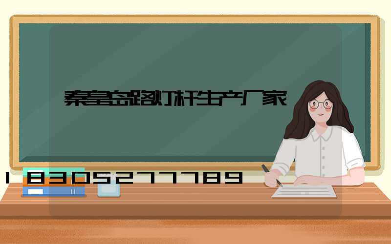 秦皇岛路灯杆生产厂家