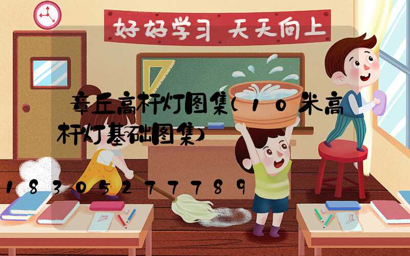 章丘高杆灯图集(10米高杆灯基础图集)