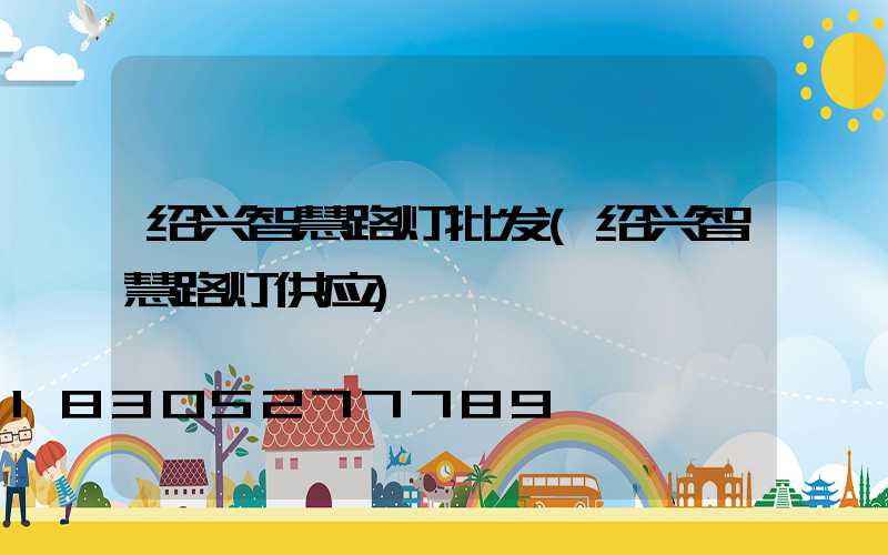 绍兴智慧路灯批发(绍兴智慧路灯供应)