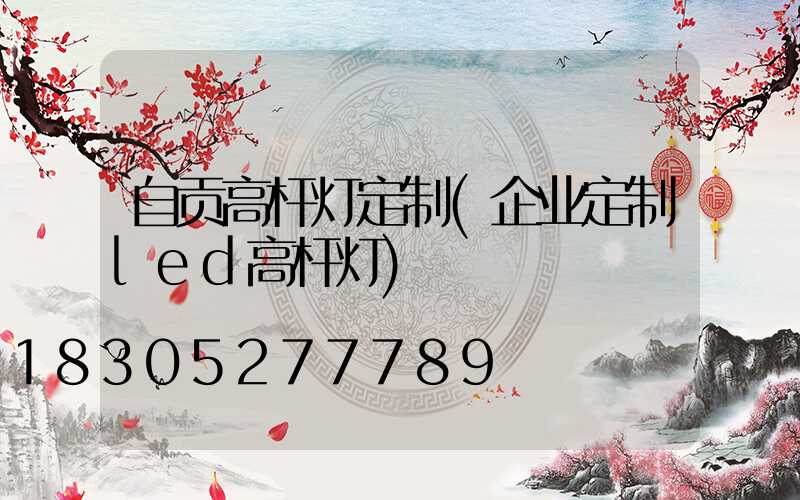 自贡高杆灯定制(企业定制led高杆灯)