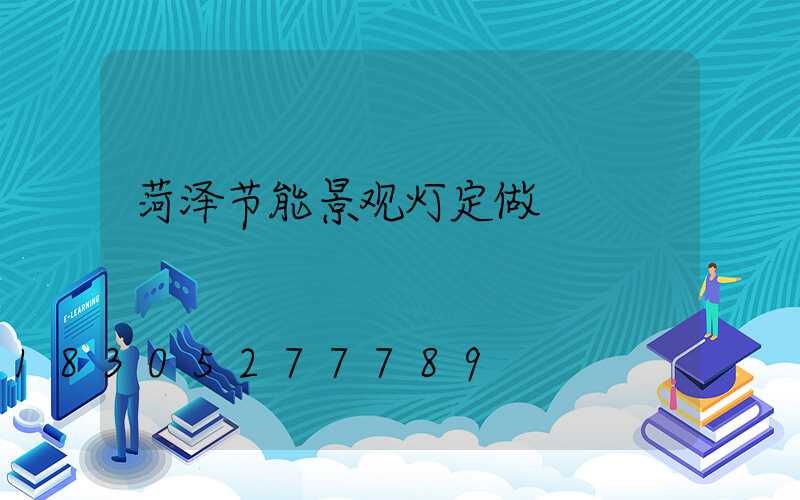 菏泽节能景观灯定做