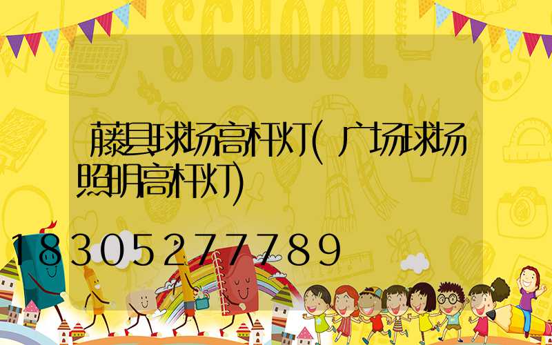 藤县球场高杆灯(广场球场照明高杆灯)