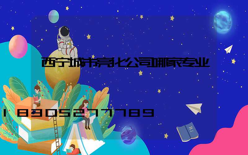 西宁城市亮化公司哪家专业