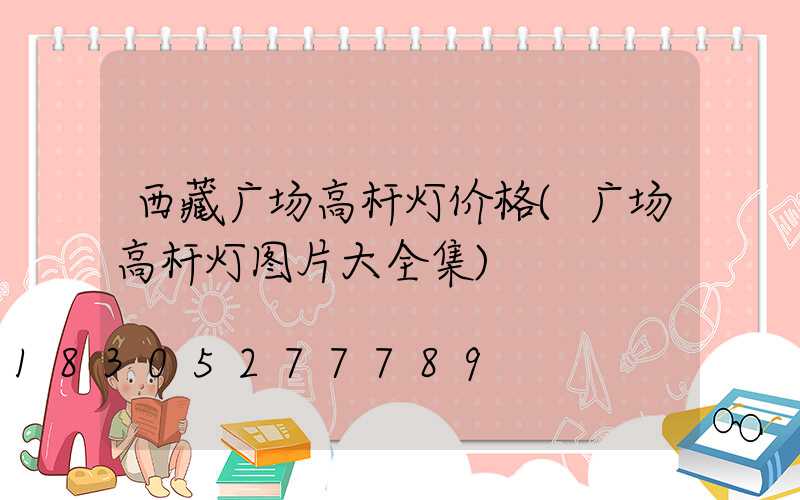 西藏广场高杆灯价格(广场高杆灯图片大全集)