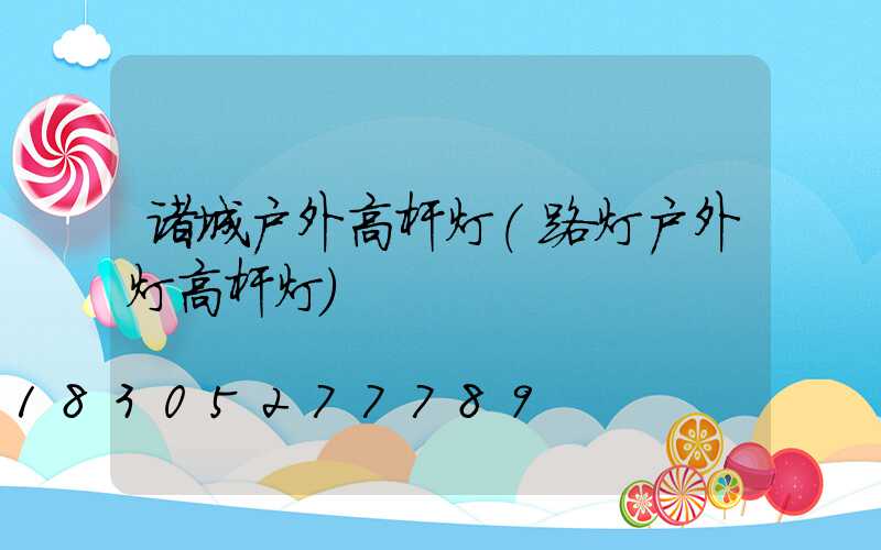 诸城户外高杆灯(路灯户外灯高杆灯)