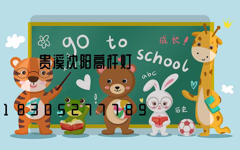 贵溪沈阳高杆灯