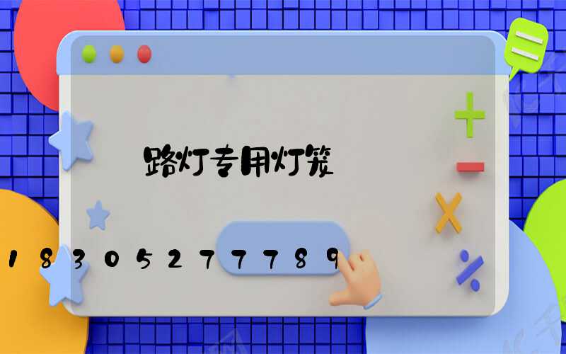 路灯专用灯笼