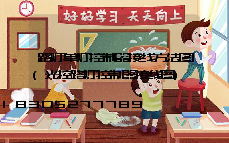路灯单灯控制器接线方法图(光控路灯控制器接线图)