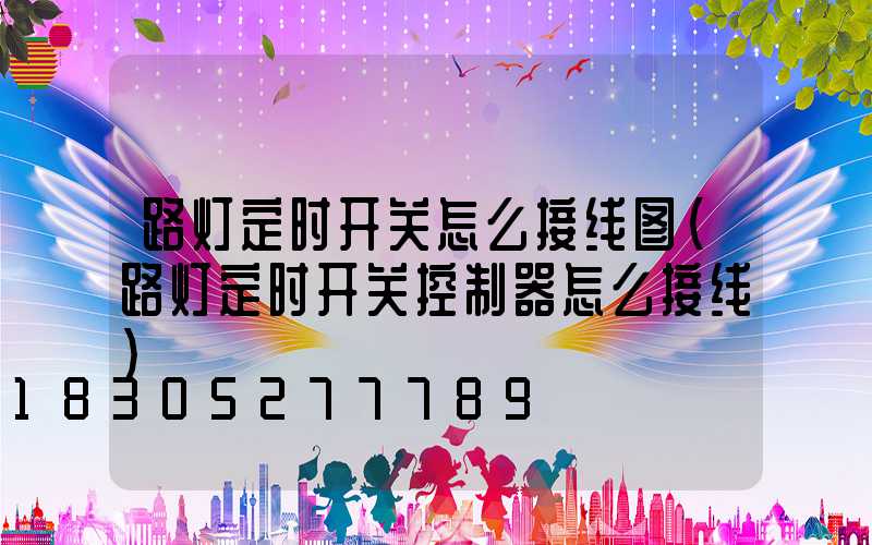 路灯定时开关怎么接线图(路灯定时开关控制器怎么接线)