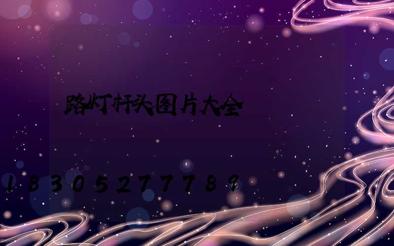 路灯杆头图片大全