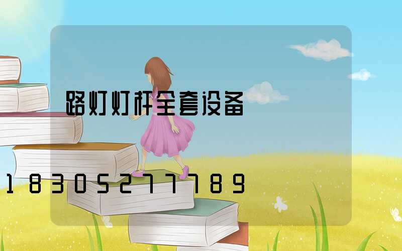 路灯灯杆全套设备