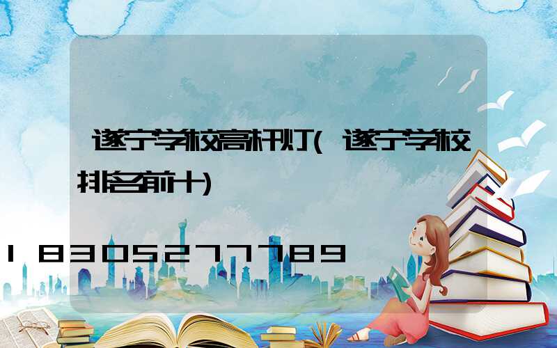 遂宁学校高杆灯(遂宁学校排名前十)