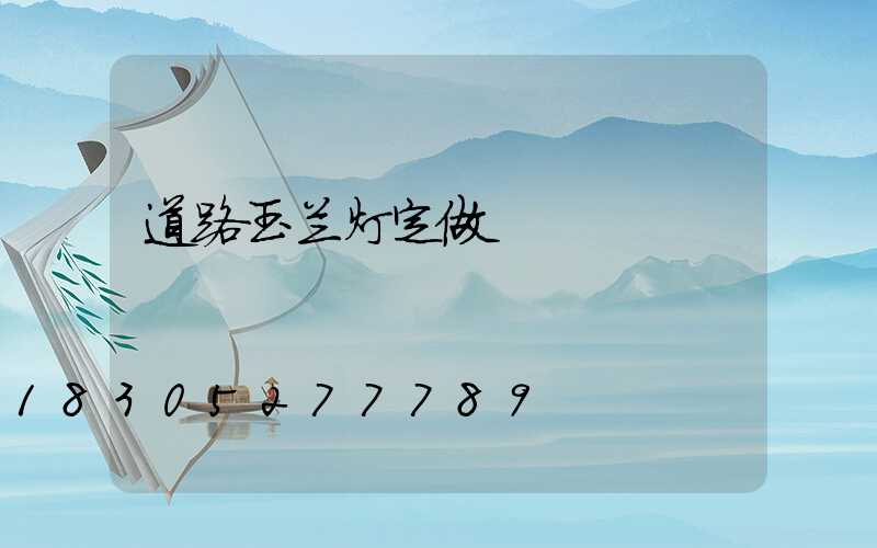 道路玉兰灯定做