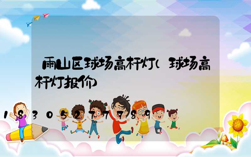 雨山区球场高杆灯(球场高杆灯报价)