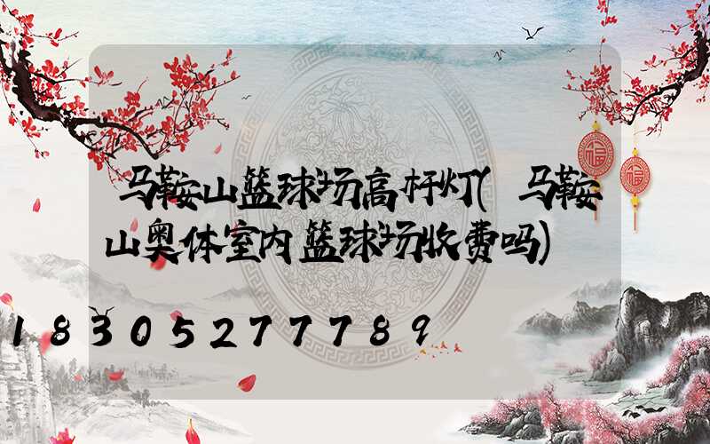 马鞍山篮球场高杆灯(马鞍山奥体室内篮球场收费吗)