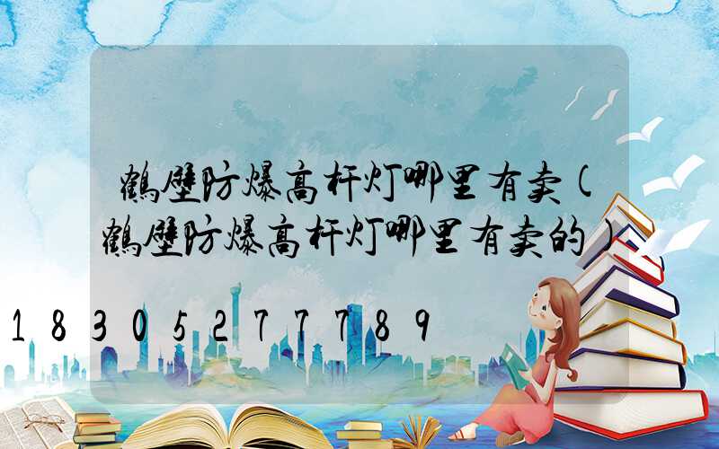 鹤壁防爆高杆灯哪里有卖(鹤壁防爆高杆灯哪里有卖的)